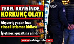 Müşteri çıkınca yaşananlar kamerada! İşletmeci gözaltına alındı
