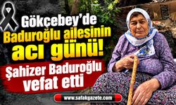Şahizer Baduroğlu vefat etti