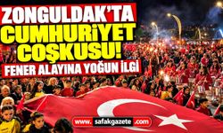 Zonguldak’ta Cumhuriyet coşkusu! Fener alayına yoğun ilgi