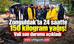 Zonguldak'a Metrekareye 150 Kilogramı Aşan Yağış Düştü! Vali Hacıbektaşoğlu Son Durumu Açıkladı