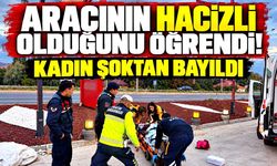 Jandarma çevirmesinde beklenmedik olay: Kadın hastanelik oldu