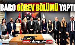Baro görev bölümü yaptı