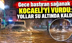 Turuncu kod verilen Kocaeli’de sağanak etkisini sürdürüyor