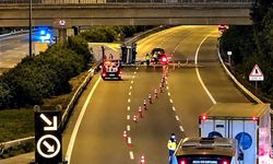 Kimyasal yüklü tır devrildi! Anadolu Otoyolu trafiğe kapandı