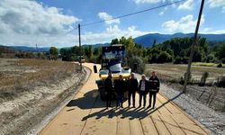 Mudurnu'da 4 kilometrelik köy yolu asfaltlanıyor!