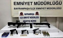 Bayrampaşa’da eve silah baskını: Çok sayıda mühimmat ele geçirildi