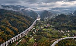 Bolu Dağı'nda sonbahar manzarası