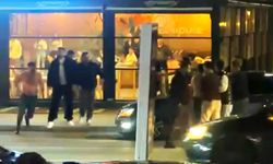 Aksaray’da gençlerin trafik kavgası kamerada