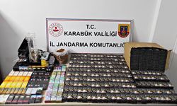 İş yerine jandarma baskını! Kaçak ürünler ele geçirildi
