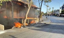 Bodrum'da alev topuna dönen depo 15 dakikada kül oldu