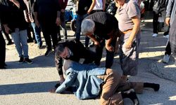 Yaya geçidinde feci kaza! Belediye başkanı müdahale etti
