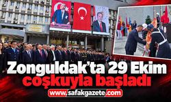 Zonguldak’ta 29 Ekim Coşkuyla başladı
