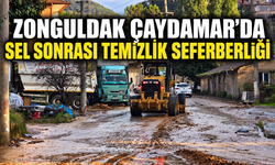 Zonguldak Çaydamar’da Sel Sonrası Temizlik Seferberliği