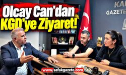 Olcay Can’dan KGD’ye Ziyaret! Gazetecileri Cumhuriyet Balosu’na Davet Etti