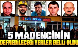 Maden göçüğünde hayatını kaybedenlerin defin yerleri belli oldu