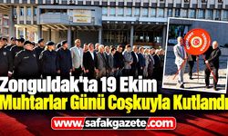 Zonguldak'ta 19 Ekim Muhtarlar Günü Coşkuyla Kutlandı
