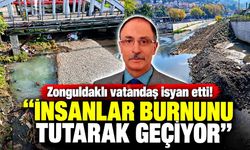 Zonguldaklı vatandaş isyan etti! "İnsanlar burnunu tutarak geçiyor"