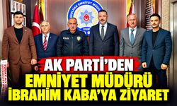 AK Parti’den Emniyet Müdürü İbrahim Kaba’ya ziyaret