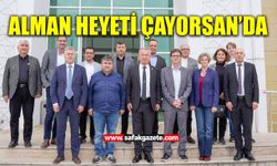 Alman heyeti ÇAYORSAN’ı ziyaret etti