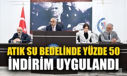 Atık su bedelinde yüzde 50 indirim uygulandı