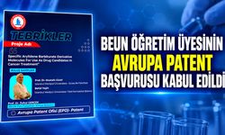 BEUN öğretim üyesinin Avrupa Patent başvurusu kabul edildi