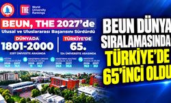 BEUN dünya sıralamasında: Türkiye’de 65’inci oldu