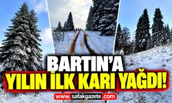 Bartın'da kış erken geldi! Yılın ilk karı 3 yaylayı beyaza bürüdü