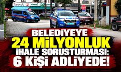 Belediyeye 24 milyonluk ihale soruşturması: 6 kişi adliyede!
