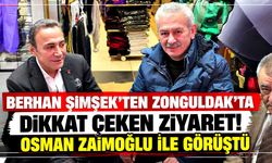 Berhan Şimşek'ten Zonguldak'ta dikkat çeken ziyaret! Osman Zaimoğlu ile görüştü