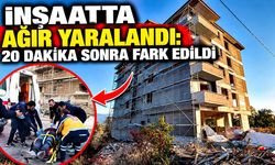 Bolu’da inşaatta iş kazası: İşçi ağır yaralandı