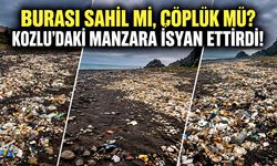 Burası sahil mi, çöplük mü? Kozlu'daki manzara isyan ettirdi!
