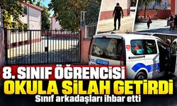 Okula silah getiren 8. sınıf öğrencisi yakalandı
