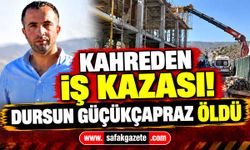 İnşaatta feci ölüm! Üzerine demir düşen işçi hayatını kaybetti