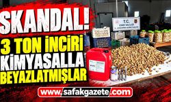 Skandal! 3 ton inciri kimyasalla beyazlatmışlar
