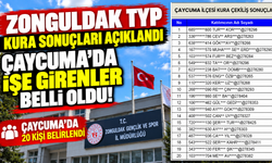 Zonguldak TYP kura sonuçları açıklandı: Çaycuma’da işe girenler belli oldu!
