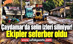 Zonguldak Çaydamar’da Sel Sonrası Temizlik Seferberliği