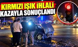 Çaydeğirmeni’nde ışık ihlali kazaya neden oldu