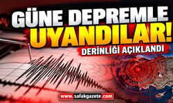 3,2 büyüklüğünde deprem! Derinliği açıklandı