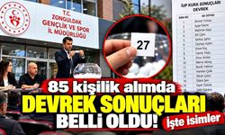 85 kişilik alımda Devrek sonuçları belli oldu! İşte isimler