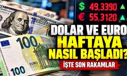 Dolar ve euro haftaya nasıl başladı? İşte son rakamlar