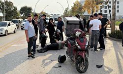 Düzce’de otomobille motokurye çarpıştı: 2 yaralı
