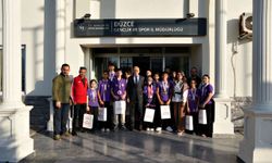 Düzce’de taekwondocu gençlerden önemli buluşma