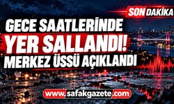 Muğla’da gece saatlerinde deprem! Büyüklüğü açıklandı