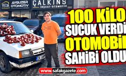 Şaşırtan takas! 100 kilo sucuğa otomobil aldı