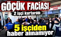 Maden ocağında göçük: 2 yaralı, 5 işçi içeride