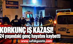 Demir bloğun altında kalan 24 yaşındaki genç hayatını kaybetti