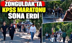 Zonguldak'ta KPSS maratonu sona erdi: Adaylar ter döktü