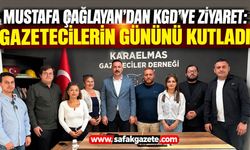 Mustafa Çağlayan’dan KGD’ye Ziyaret: Gazetecilerin Gününü Kutladı