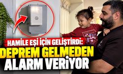 Hamile eşi için geliştirdi: Deprem gelmeden alarm veriyor