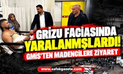 Grizu faciasında yaralanmışlardı! GMİS’ten madencilere ziyaret